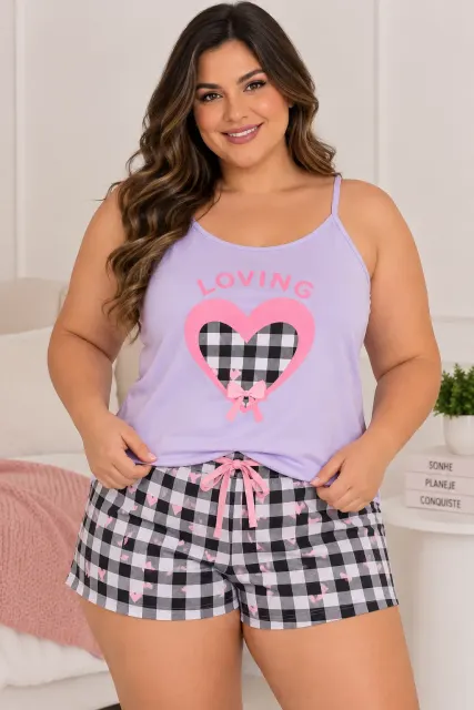 Top + short plus size Ref. CJ(F6704)