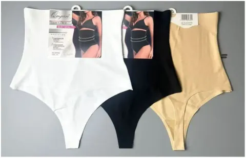 Calcinha alta sem costura fio dental