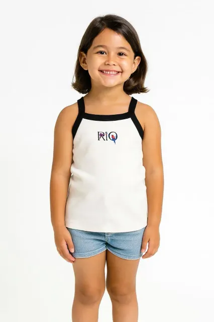 Blusa canelada infantil
