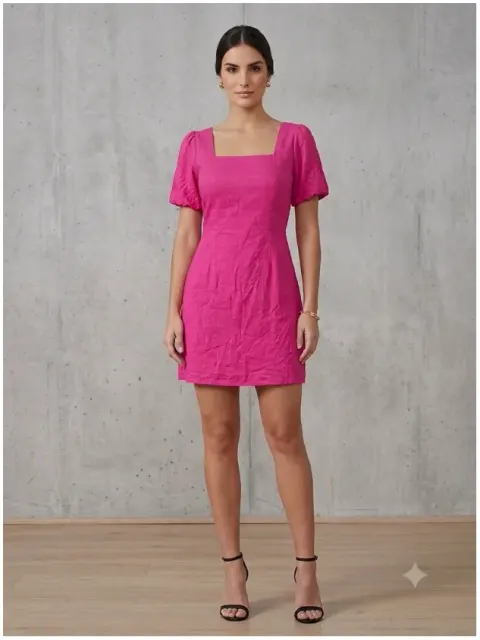 Vestido viscose amarração Ref. 242