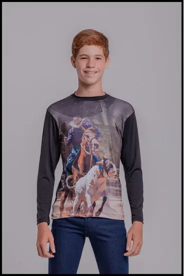 Camisa UV Vaquejada Juvenil